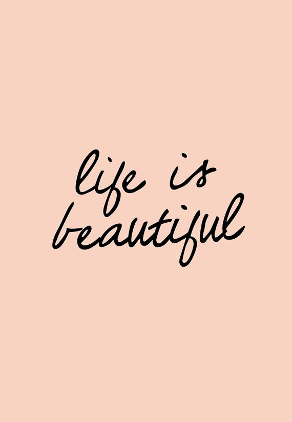 Printable Typography Art Inspirational Quote "Life is ... Printable Typography Art Inspirational Quote "Life is ...