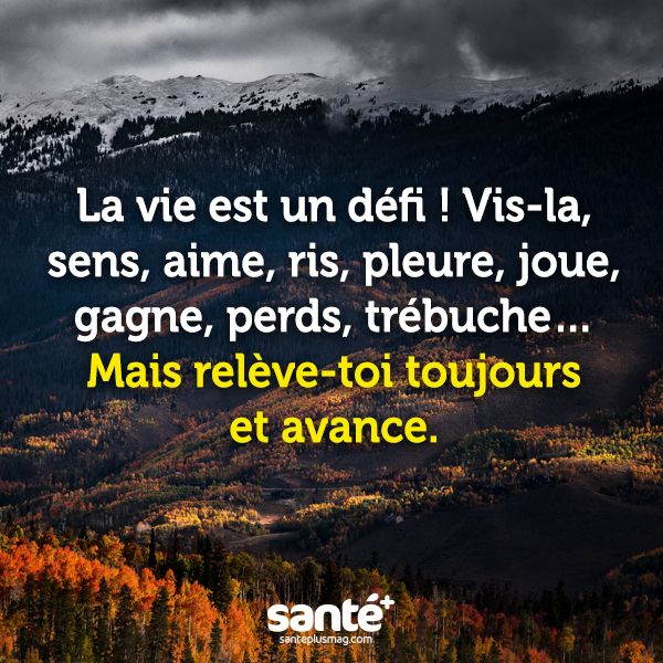la vie est un defi