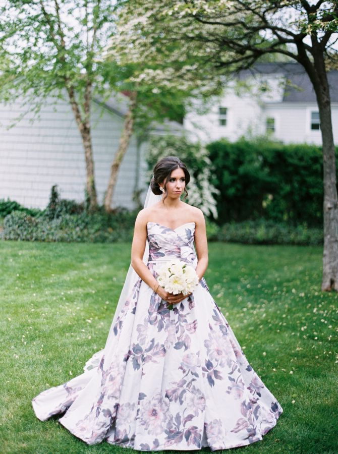 Wedding Dresses Gowns 2017 2018customized Purple Fl Description Customized Purple Fl Patterned Wedding Gown