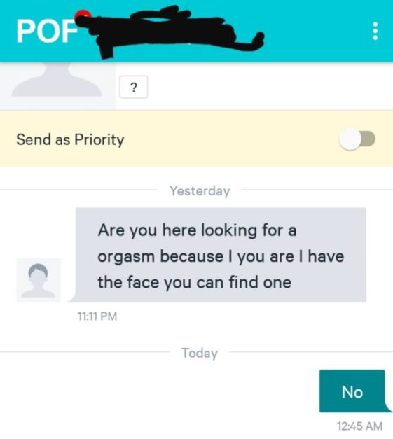 best opening lines on pof